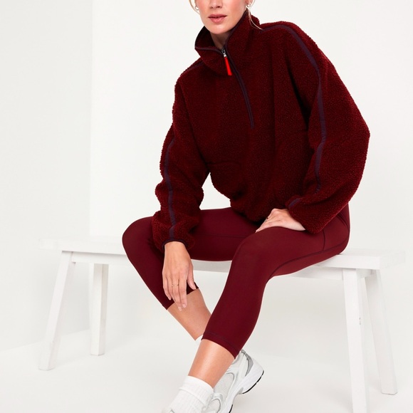 NWT OLD NAVY QUATER Zip Color Royal Velvet Size Large - Picture 3 of 6